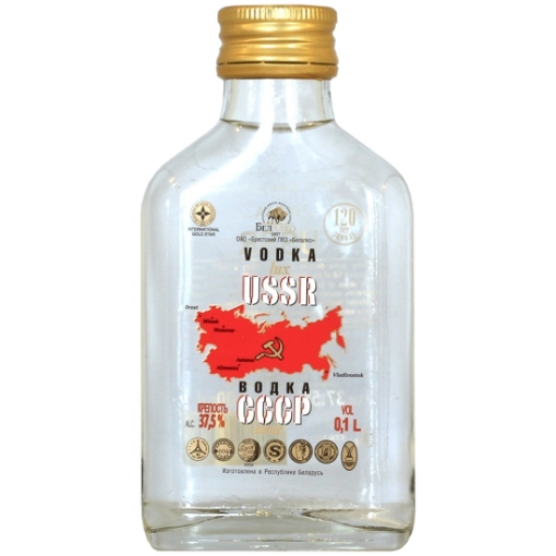 Picture of Vodka USSR 37.5% Alc, 100ml, 60  bottle per case 