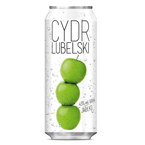 Picture of Cider Apple Classic Lubelski 4.5%, 500ml, 24 cans per case