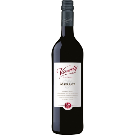 Picture of Wine Merlot Viverty 3.9%, 750ml, 6 bottles per case