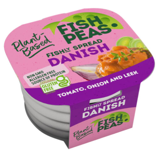 Picture of Fish Peas Vegan Spread in Danish Sauce 125g	, 10 cans per case 