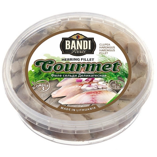 Picture of Herring Fillet Gourmet in Oil Bandi 500g, 6 can per case 