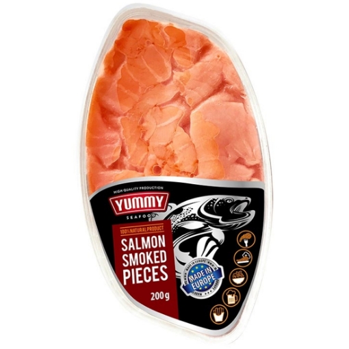 Picture of Salmon Smoked Pieces Yummy 200g, 8 units per case