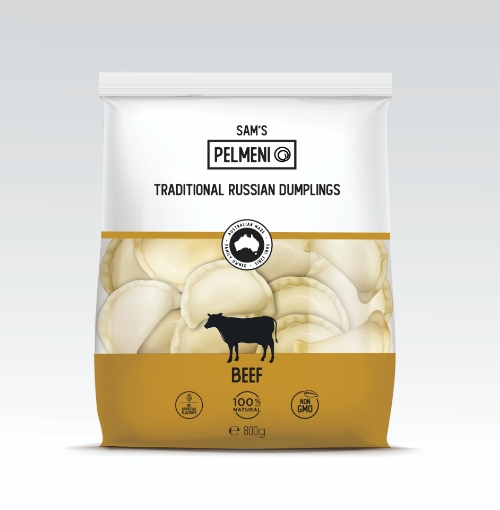 Picture of Dumplings Beef Sam's 800g, 12 packs per case