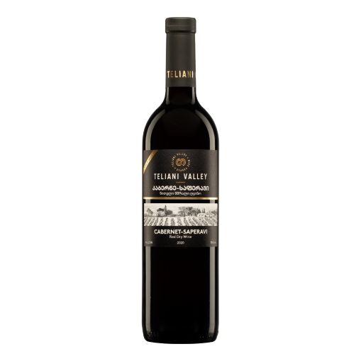 Picture of Wine Red Dry Cabernet-Saperavi Teliani Valley 13% 750ml, 6 bottles per case 