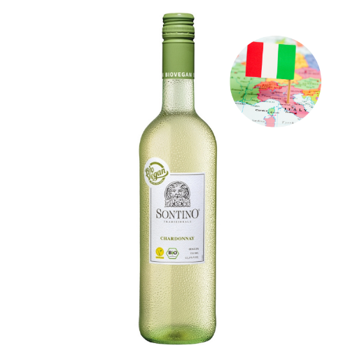 Picture of Wine Sontino Bianco Chardonnay 12% 750ml, 6 bottles per case