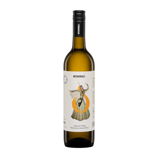 Picture of Wine White Semi-sweet Alazani Valley Mtavruli 11.5% 750ml, 6 bottles per case