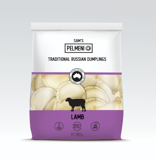 Picture of Dumplings Lamb Sam's 800g, 12 packs per case 