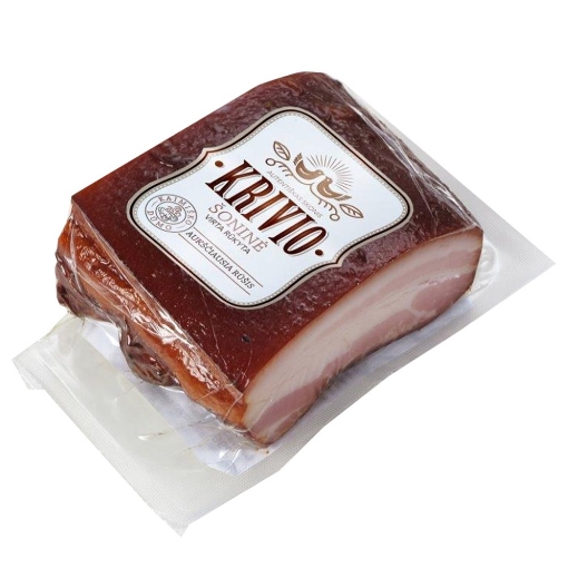 KRIVIO Kaimiško Dūmo Smoked Pork Flank 1kg – Premium European Smoked Meat