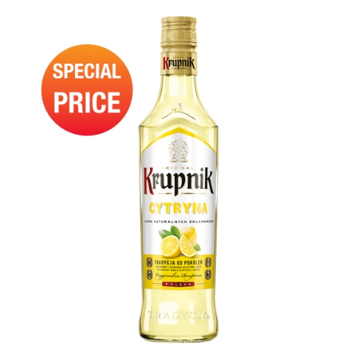 Picture of Liqueur Lemon Krupnik 30% 500ml, 12 bottles per case