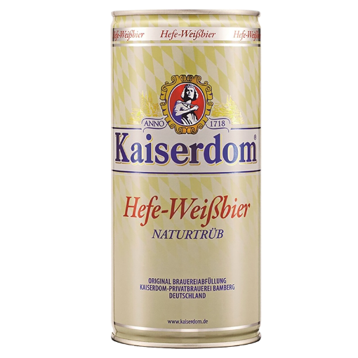 Kaiserdom Wheat Beer 4.7% in 1L German can