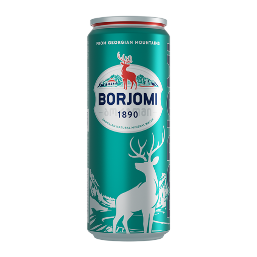 Borjomi mineral water 330ml can