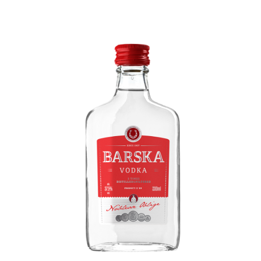 Barska Red Vodka 37.5% 200ml – Premium Lithuanian Vodka