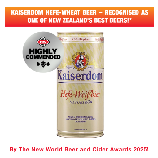 Picture of Kaiserdom HEFE-WEISBIER Wheat Beer  4.7% Can 1L, 12 per case 