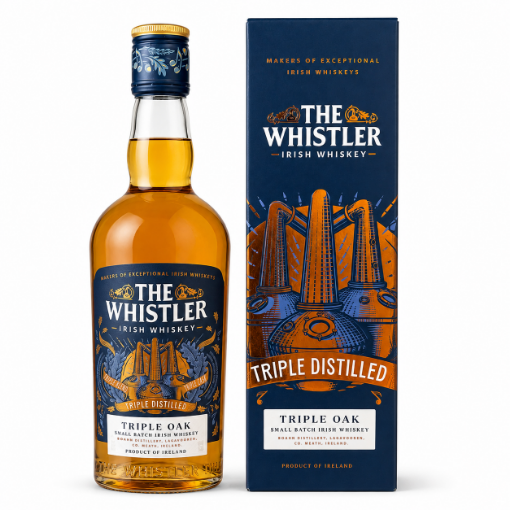 Picture of Whiskey Irish TRIPLE OAKED The Whistler 40% Gift Box Bottle 700ml, 6 bottles per box